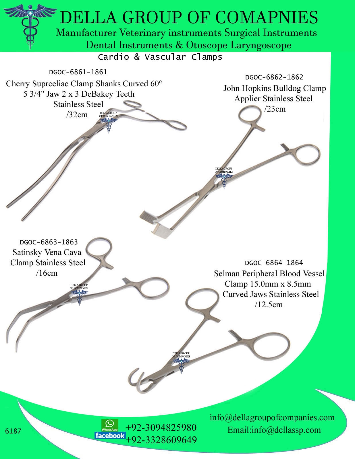 Cardio & Vascular Clamps